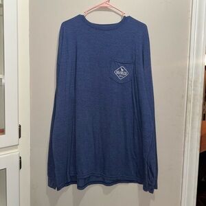 Southern Fried Cotton Navy Long Sleeve Tee